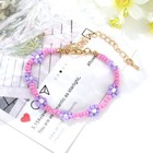 Bohemia Beaded Daisy Charm Bracelet Women Girls Jewellery Gift UK
