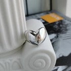 925 Sterling Silver Vintage Love Heart Adjustable Ring Women Girls Jewellery UK
