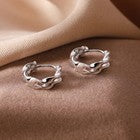 925 Sterling Silver Fashion Twisted Hoop Earrings Jewellery Women Girls Gift UK