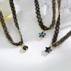 Crystal Star Choker Charm Necklace Women Girls Fashion Jewellery Gift UK