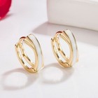 Criss Cross Huggie Hoop Earrings 925 Sterling Silver Women Jewellery UK