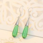 Womens Moonstone Opal Drop Hook Earrings 925 Sterling Silver Jewellery Gift UK