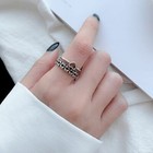 925 Sterling Silver Vintage Adjustable Fashion Ring Women Girls Jewellery UK