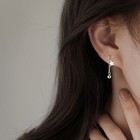 925 Sterling Silver Star Bead Drop Stud Earrings Women Girls Jewellery Gift UK