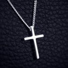 925 Sterling Silver Cross Pendant Necklace Women Men Girls Jewellery Gift UK
