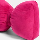 OHS Weighted Door Stop Bow Shaped Matte Velvet Decorative Stoppers