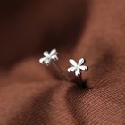 925 Sterling Silver Cute Mini Flower Earrings Women Girls Jewellery Gift UK