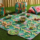 OHS Picnic Blanket Fun Print Foldable Travel Water Resistant Outdoor Rug Mat