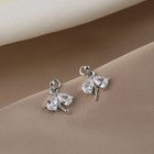 Women Girls Beautiful Ballet Stud Earrings 925 Sterling Silver Jewellery Gift UK