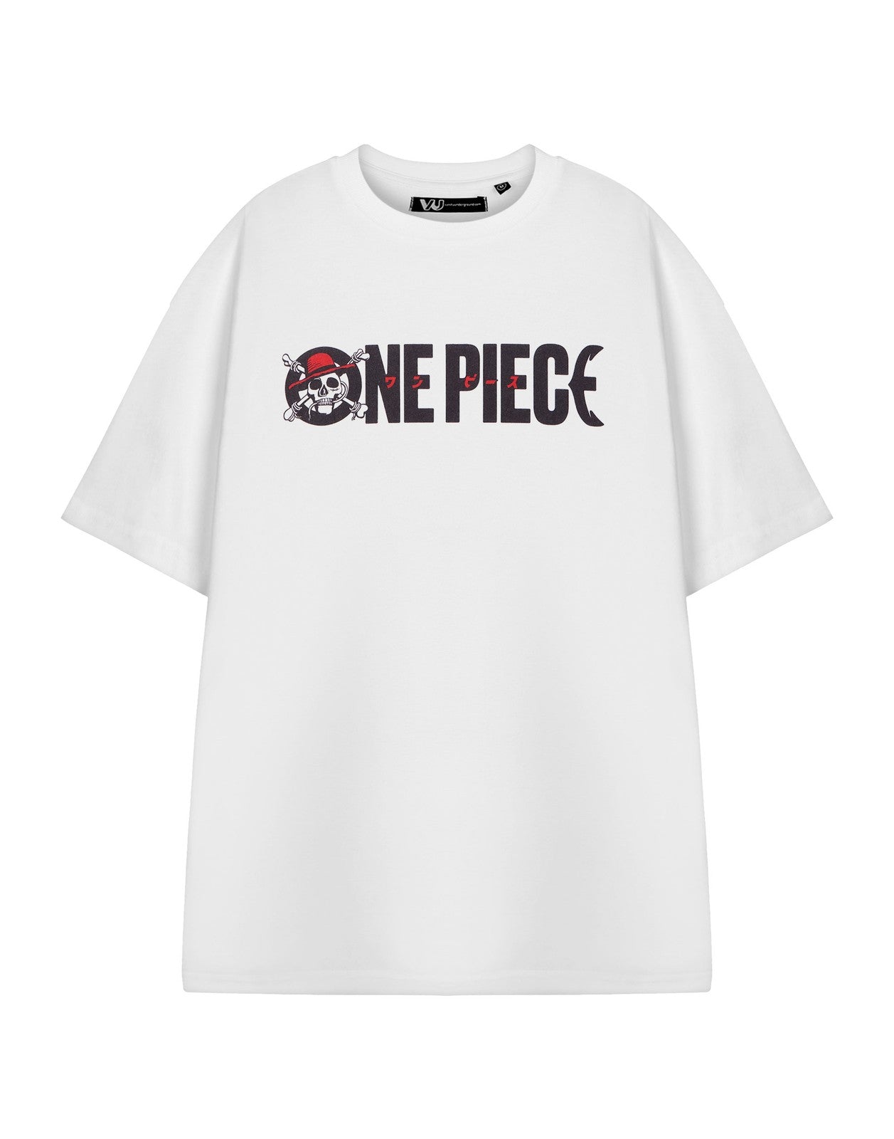 One Piece Short Sleeved T-Shirt | Mens White | Official Merch