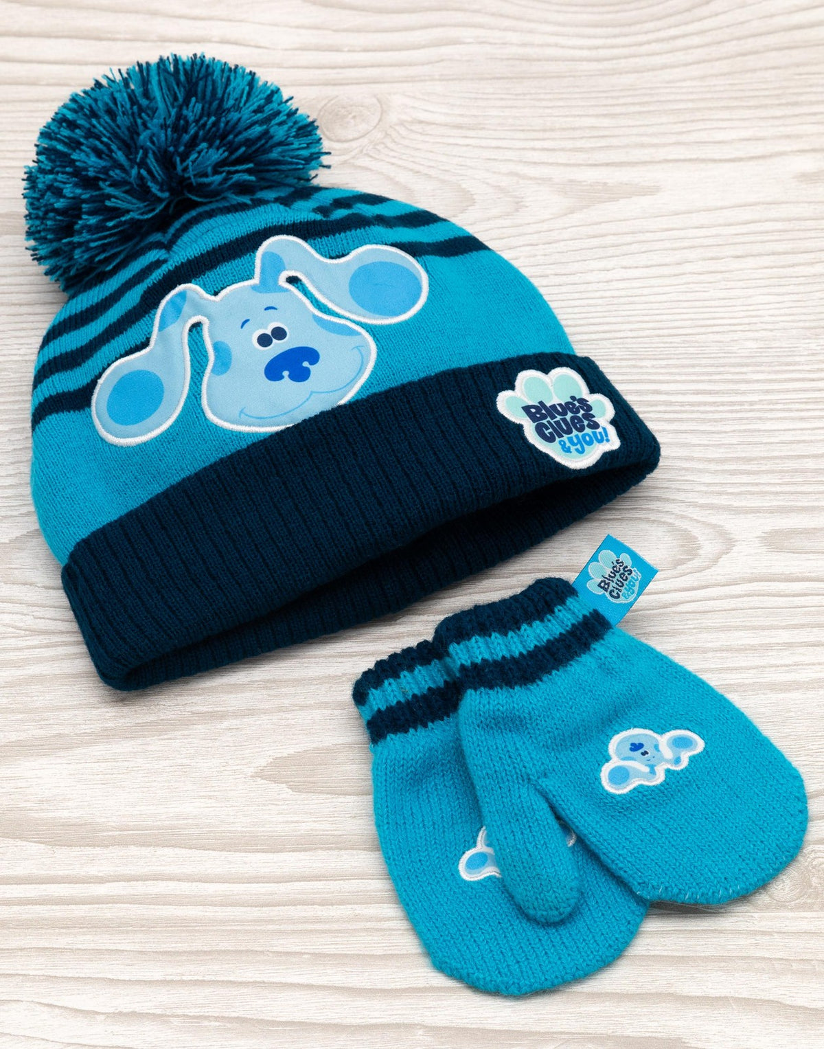 Blue's Clues & You! Beanie and Gloves Set | Unisex Kids Blue | Official Merch