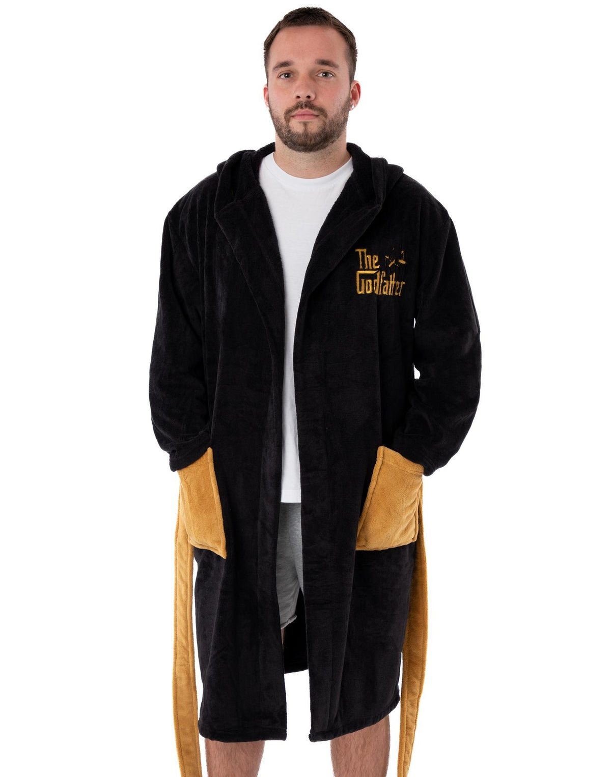 The Godfather Hooded Bathrobe | Mens Black | Official Merch