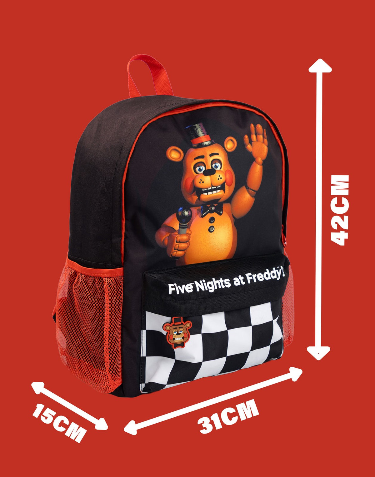 Five Nights At Freddy's Backpack | Boys Black | Official Merch