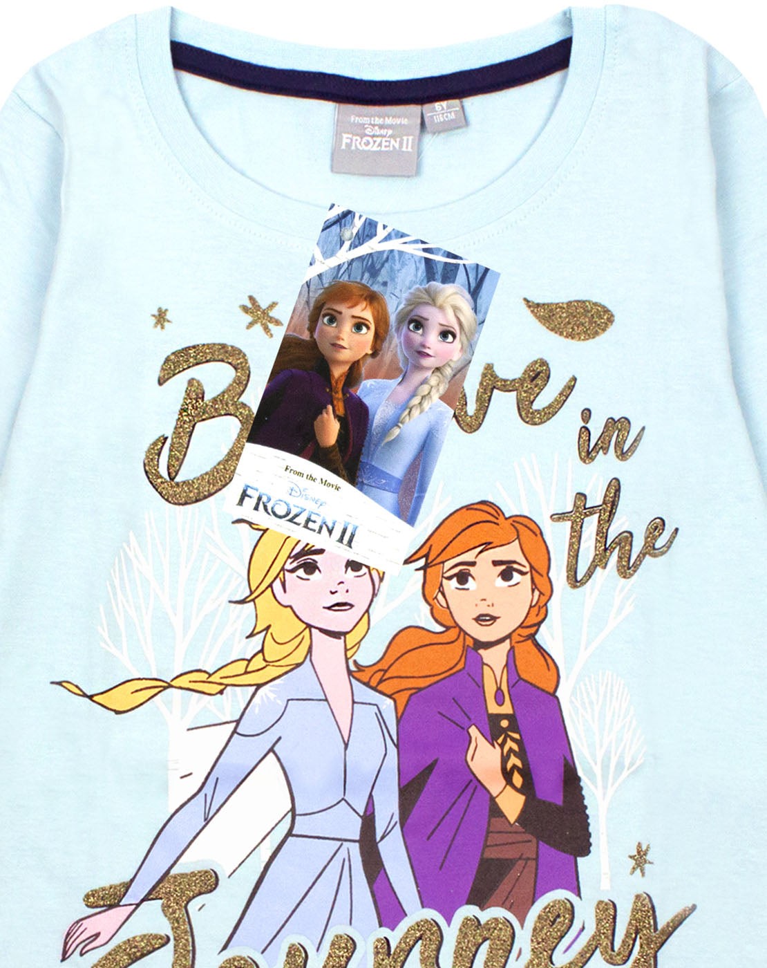 Disney Long Sleeved T-Shirt | Girls Blue | Official Merch