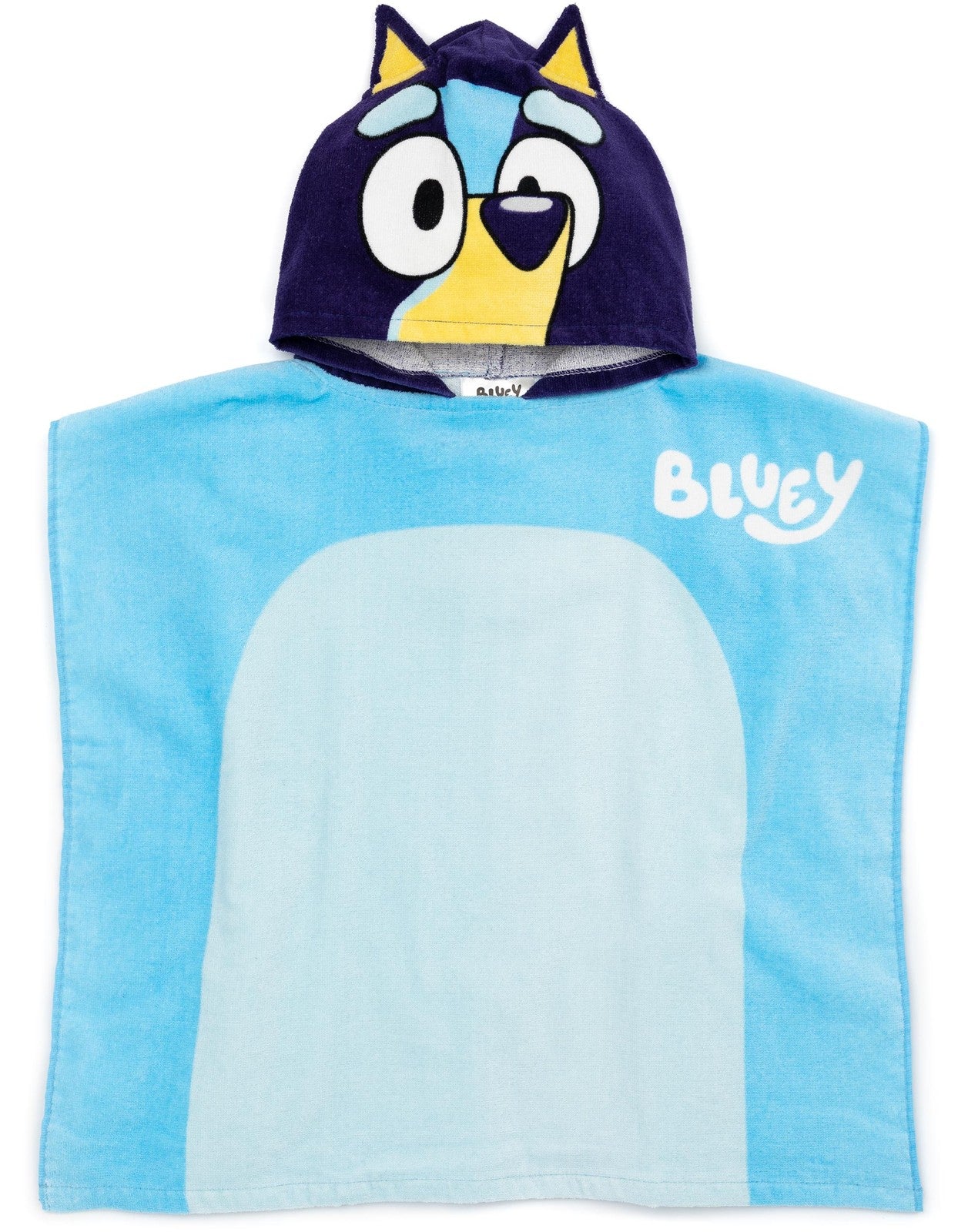 Bluey Poncho Towel | Unisex Kids Blue | Official Merch