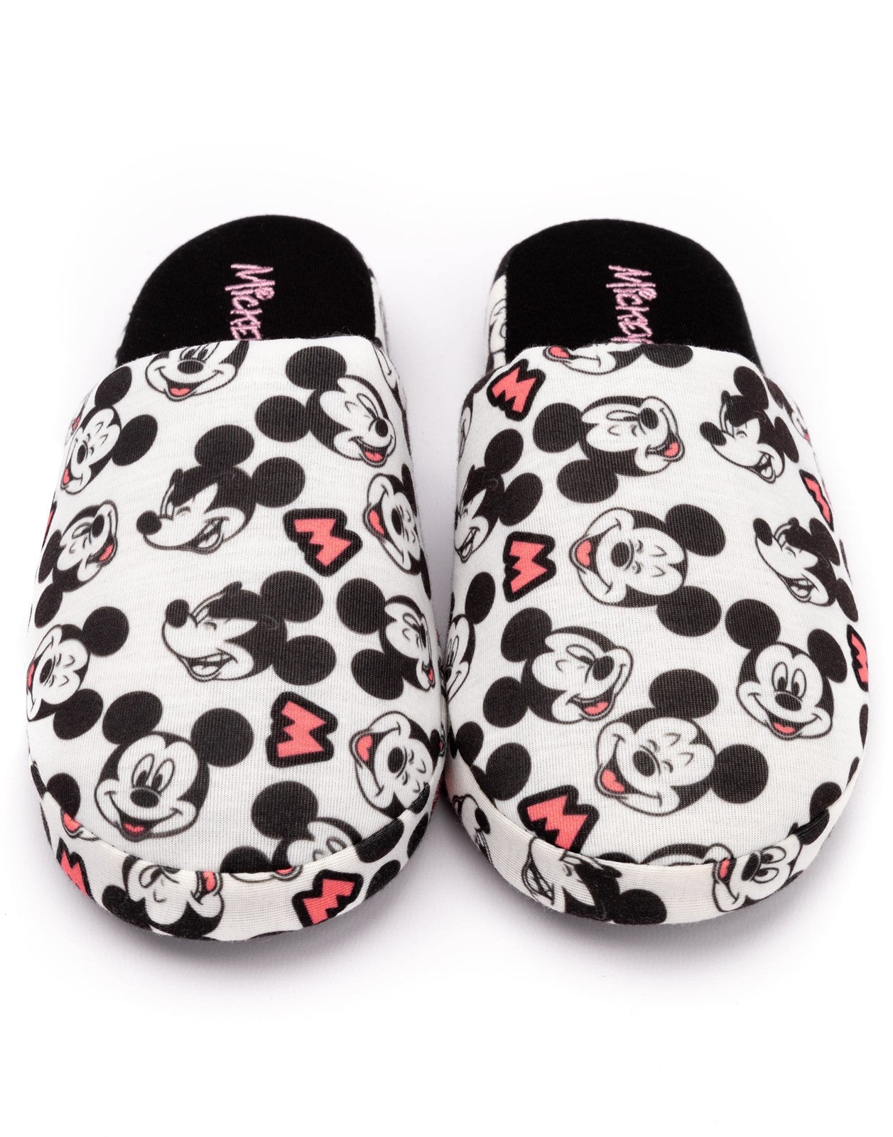 Disney Mule Slippers | Womens White | Official Merch