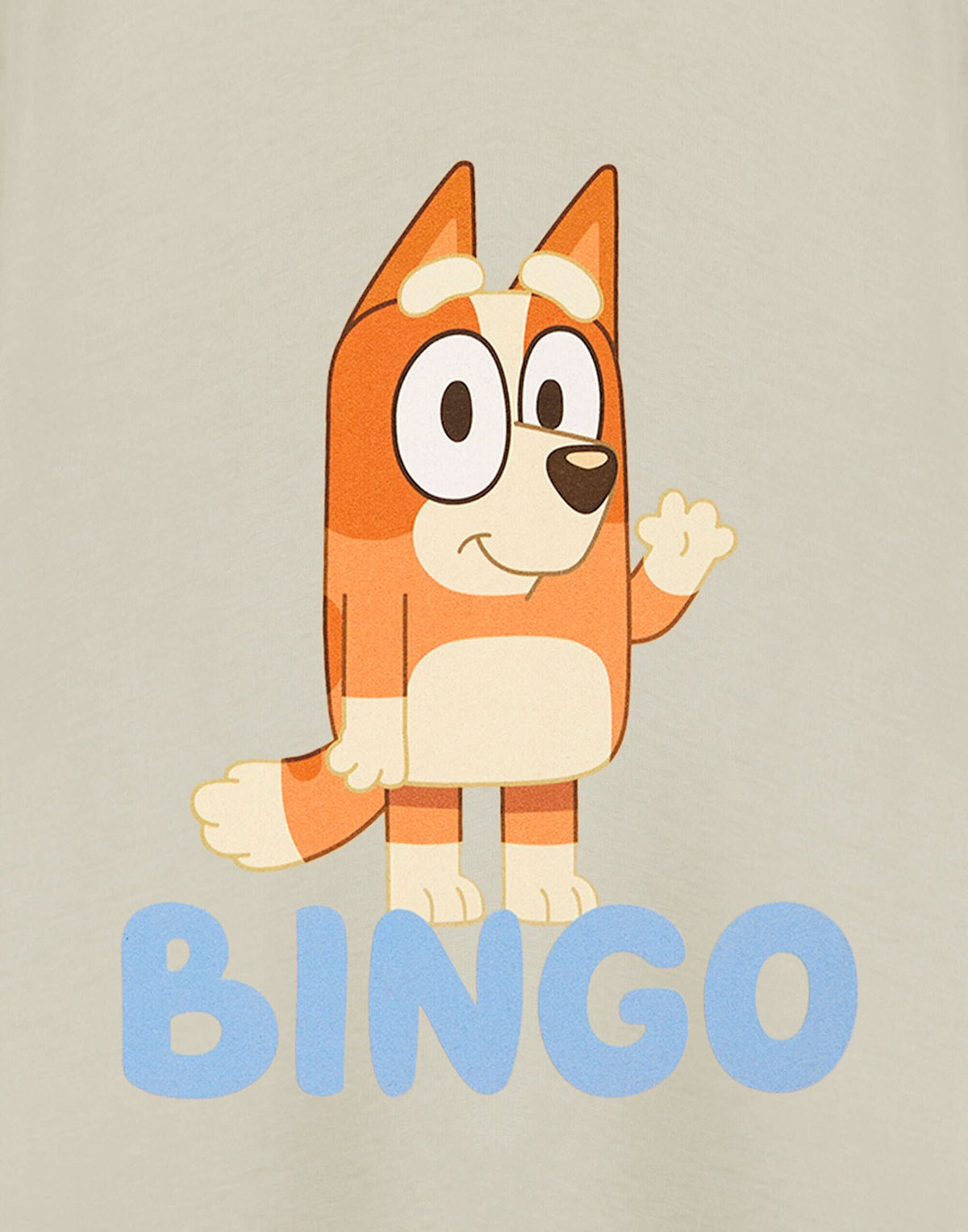 Bluey Short Sleeved T-Shirt | Unisex Kids Oatmeal | Official Merch