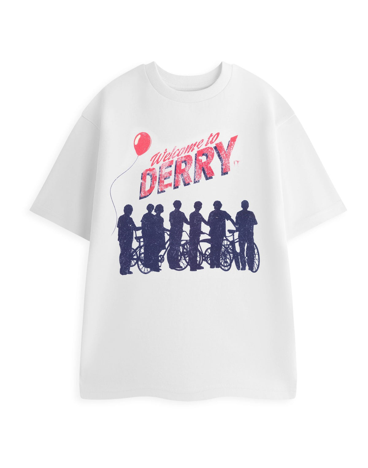 Welcome To Derry Short Sleeved T-Shirt | Unisex White | Official Merch