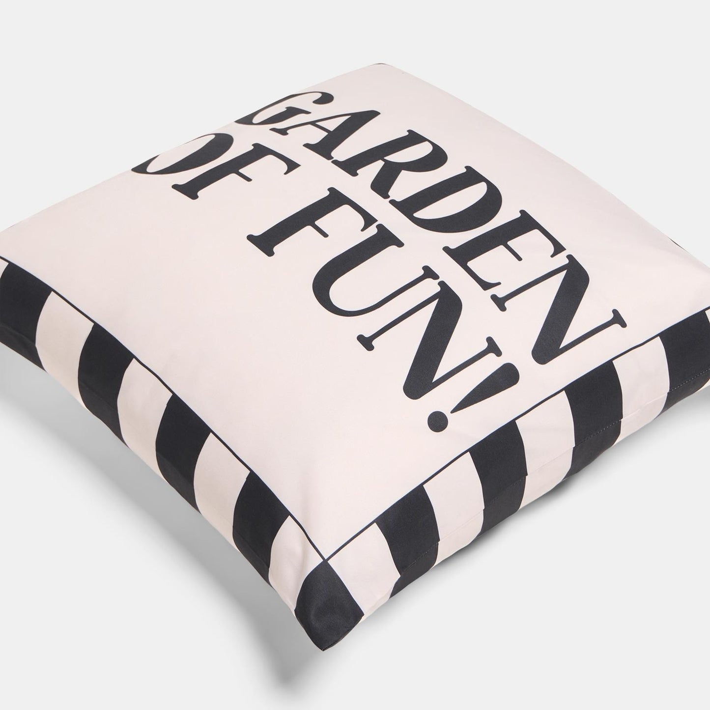 OHS Slogan Garden Cushion Covers 2 Pack Water Resistant Outdoor - Garden of Fun