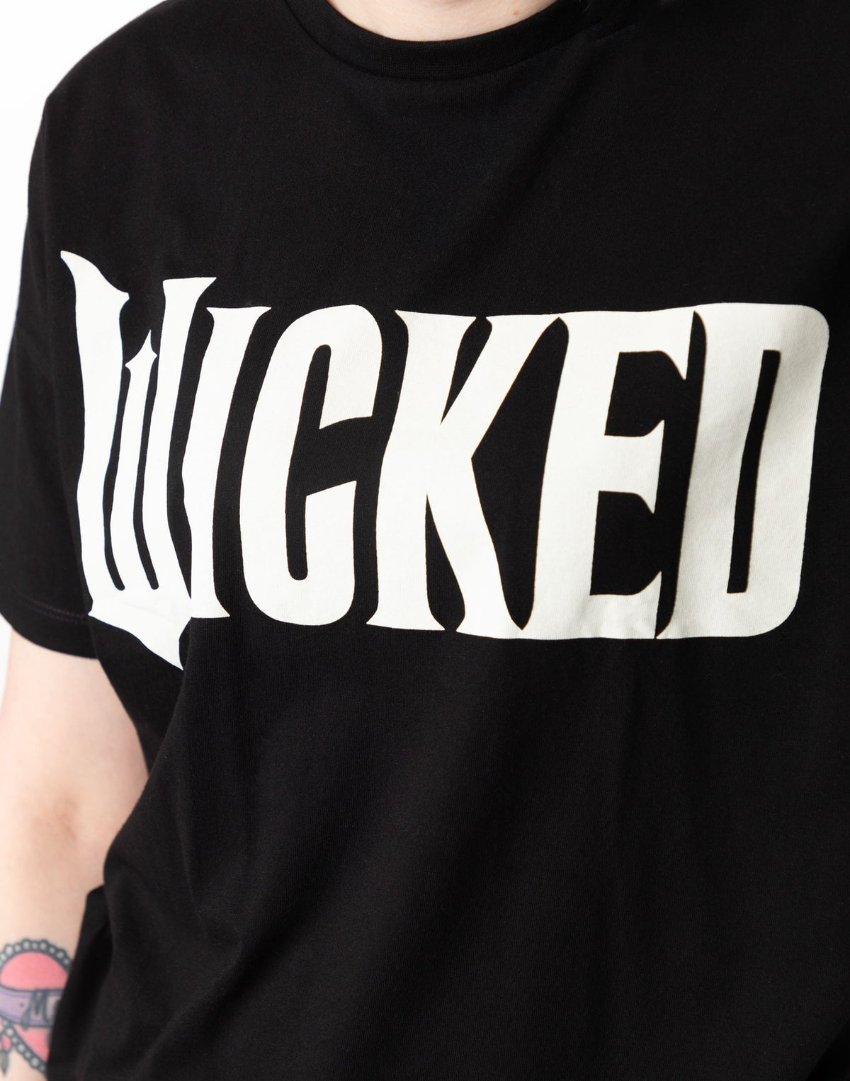 Wicked Short Sleeve Long Leg Pyjama Set | Womens Black | Official Merch
