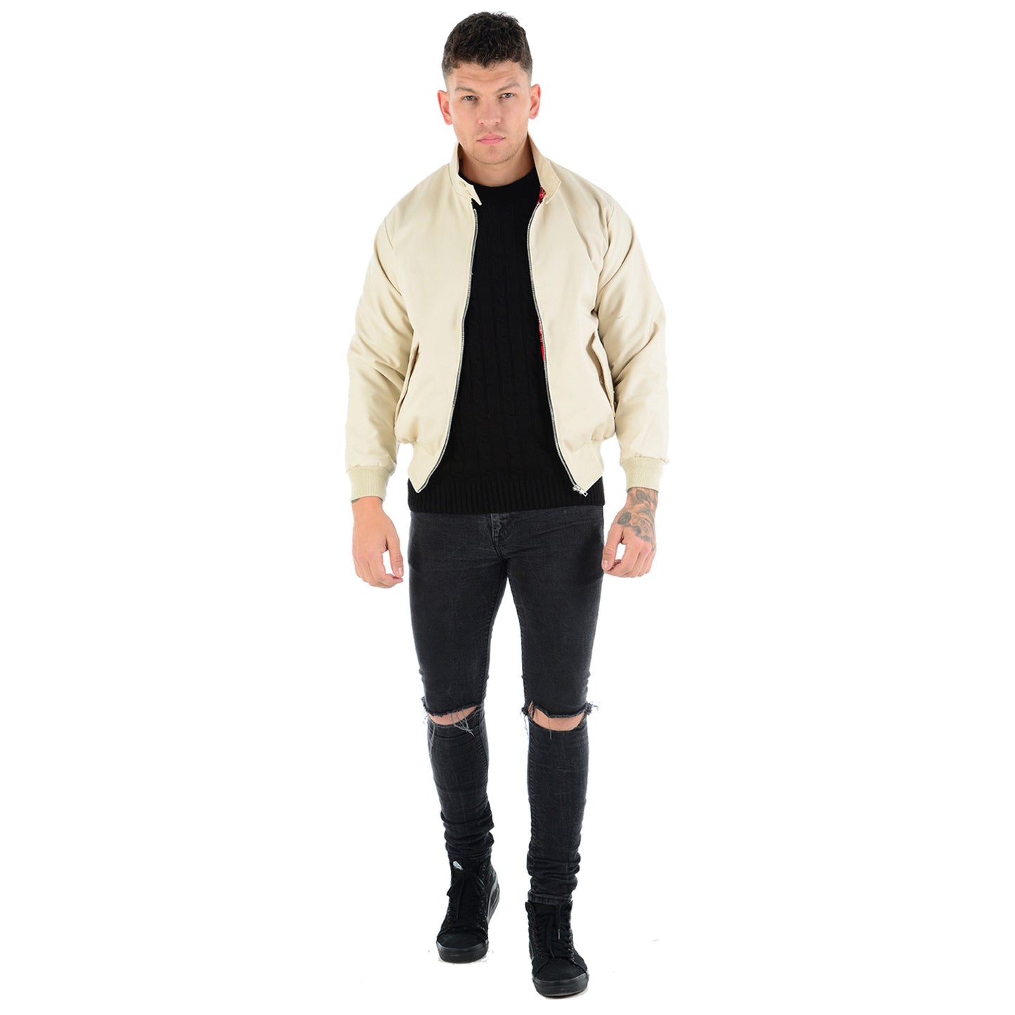 MENS JACKET CLASSIC TRENDY VINTAGE RETRO SCOOTER 1970'S BOMBER MOD COAT TOP NEW