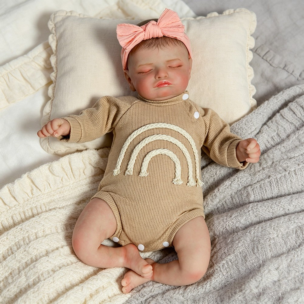 Lifelike Reborn Baby Dolls Vinyl Silicone Newborn Girl Realistic Doll Xmas Gift