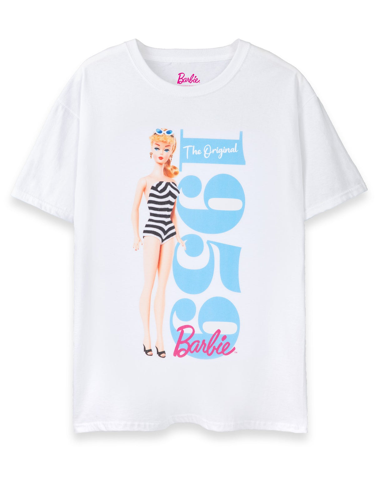 Barbie Short Sleeved T-Shirt | Womens White | Official Merch