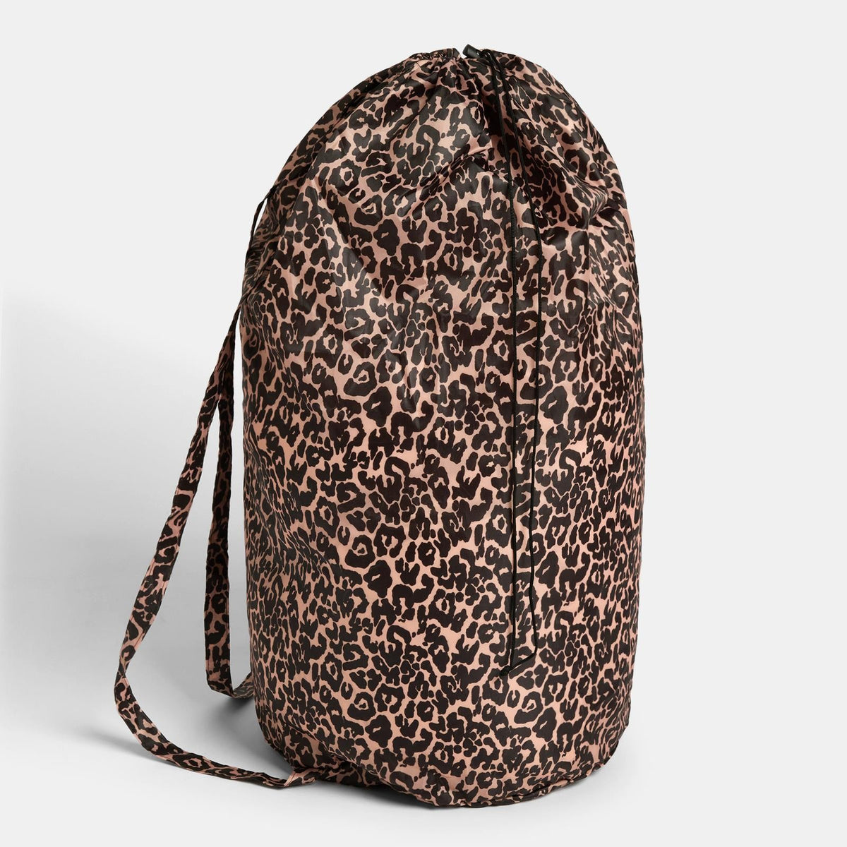 OHS Drawstring Laundry Bag Printed Travel Washing Backpack Lightweight Hamper