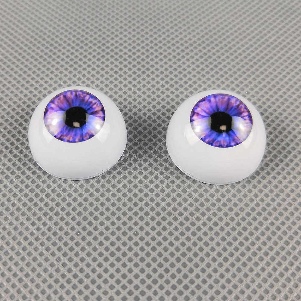 10 Pairs Half Round Acrylic Eyes Eyeballs for Reborn Baby Dolls Kit DIY Repair