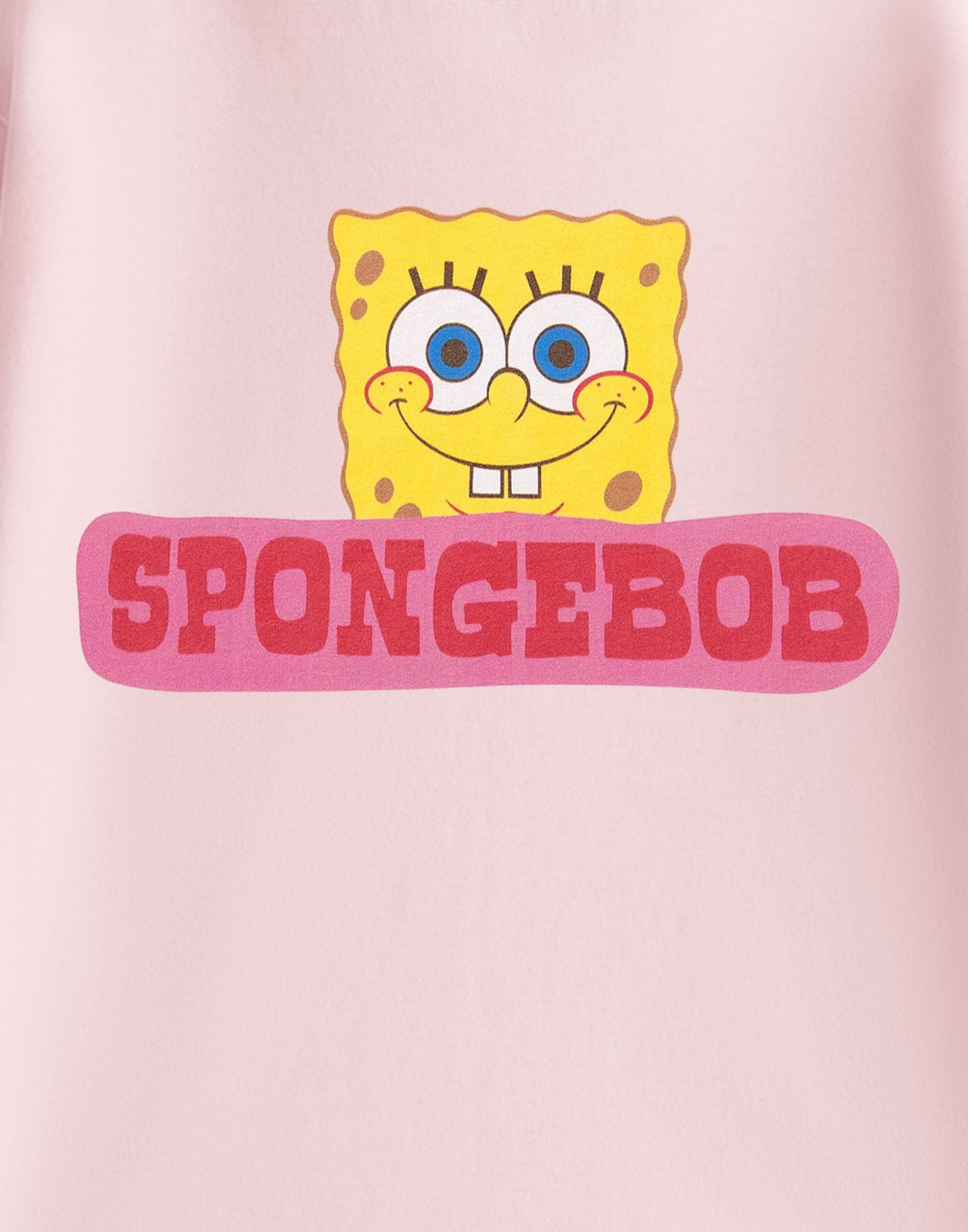 SpongeBob SquarePants Short Sleeved T-Shirt | Unisex Kids Pink | Official Merch