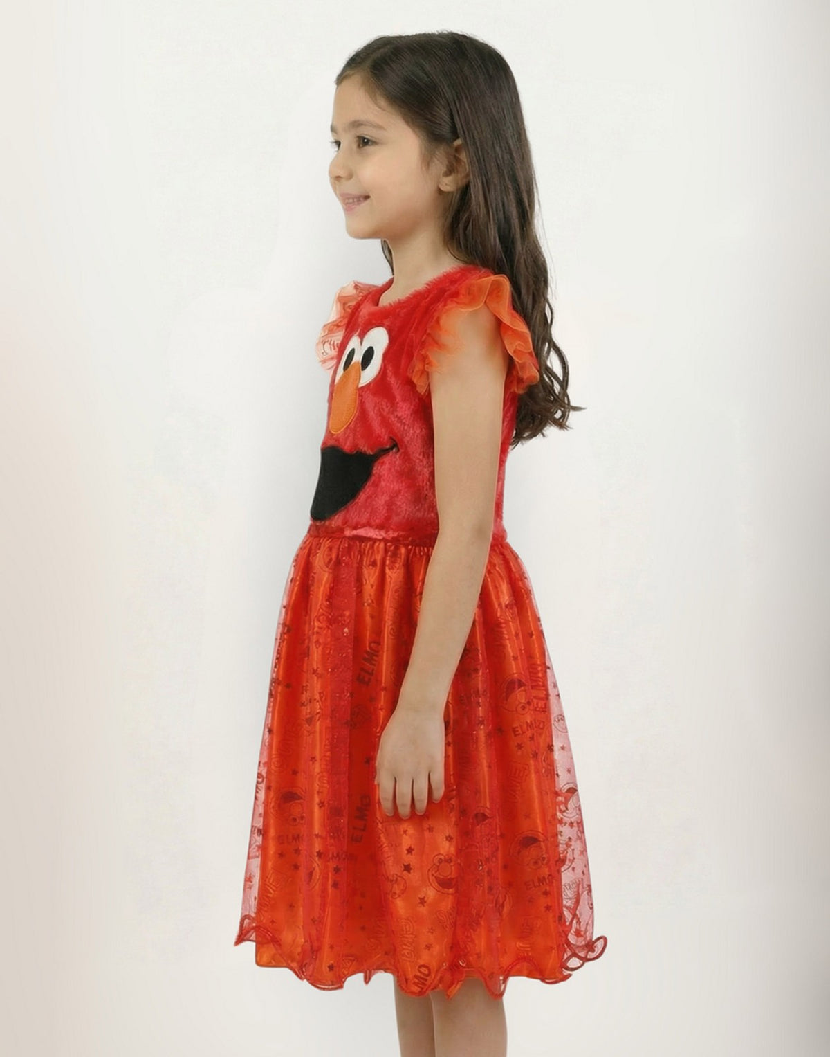 Sesame Street 2 Piece Costume | Girls Red | Official Merch