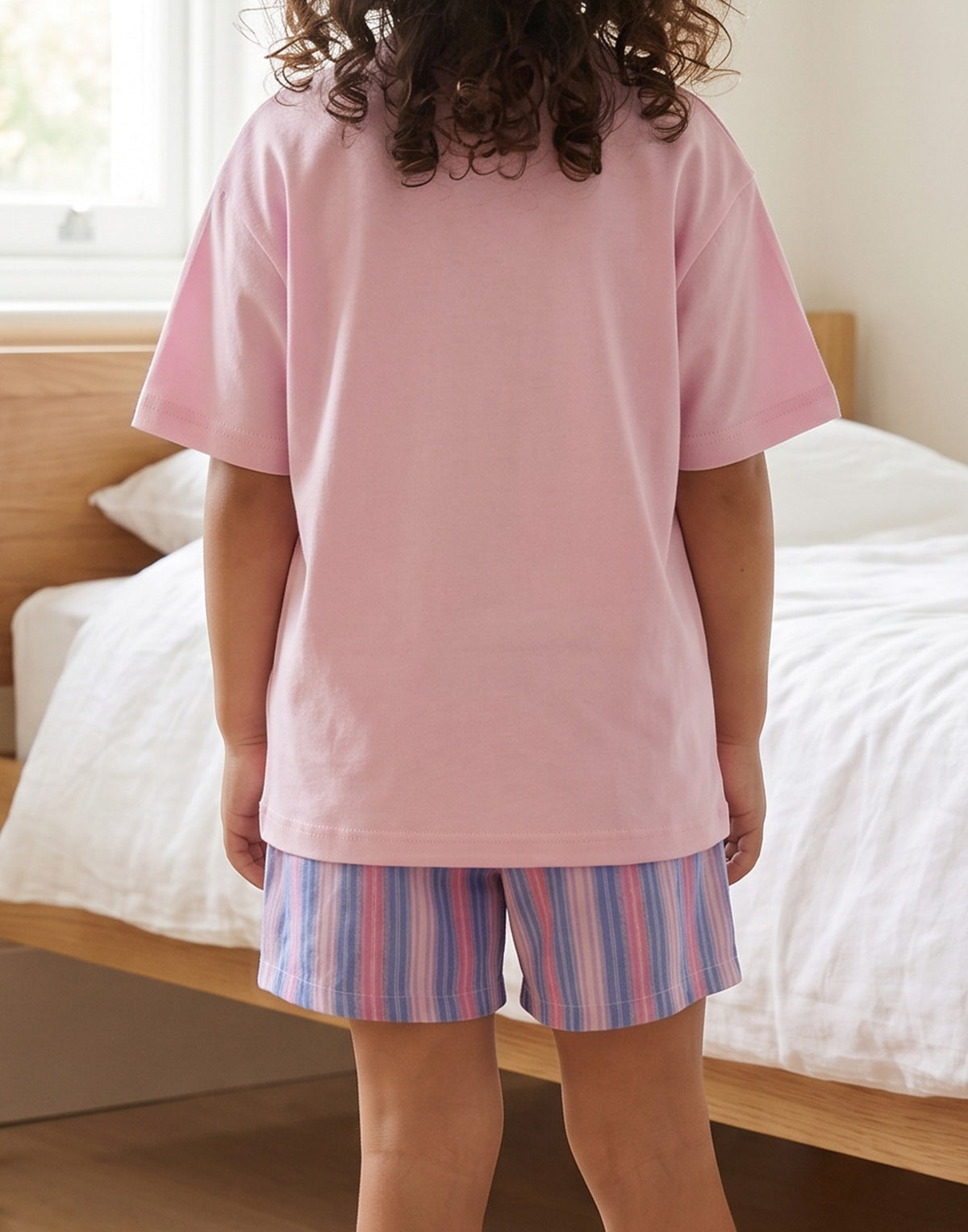 Lilo & Stitch T-Shirt and Shorts Set | Girls Pink | Official Merch