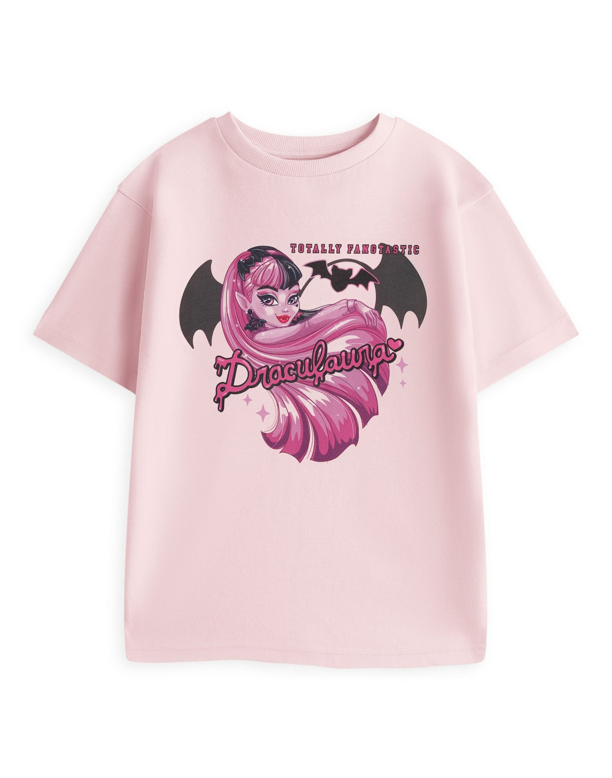 Monster High Short Sleeved T-Shirt | Girls Pink | Official Merch