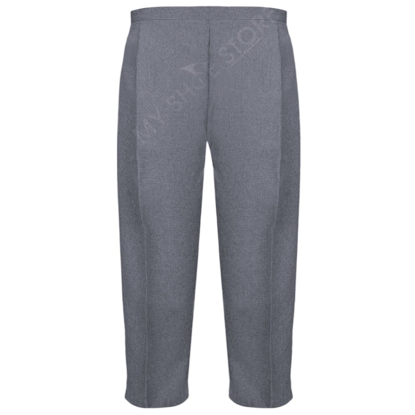 3/4 LENGTH WOMENS LADIES STRETCH ELASTICATED WAIST PLAIN PANTS CROPPED TROUSERS