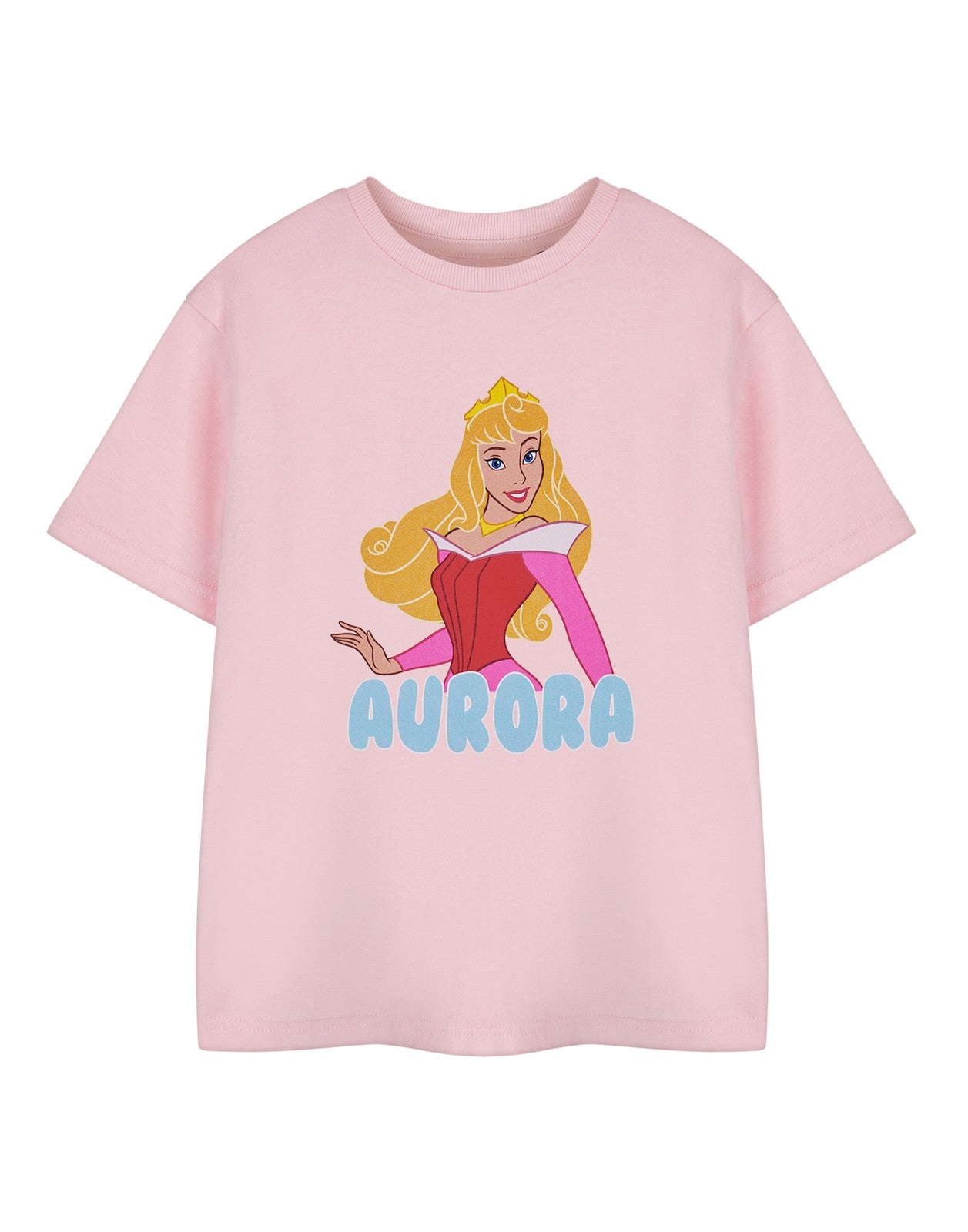 Disney Short Sleeved T-Shirt | Girls Pink | Official Merch