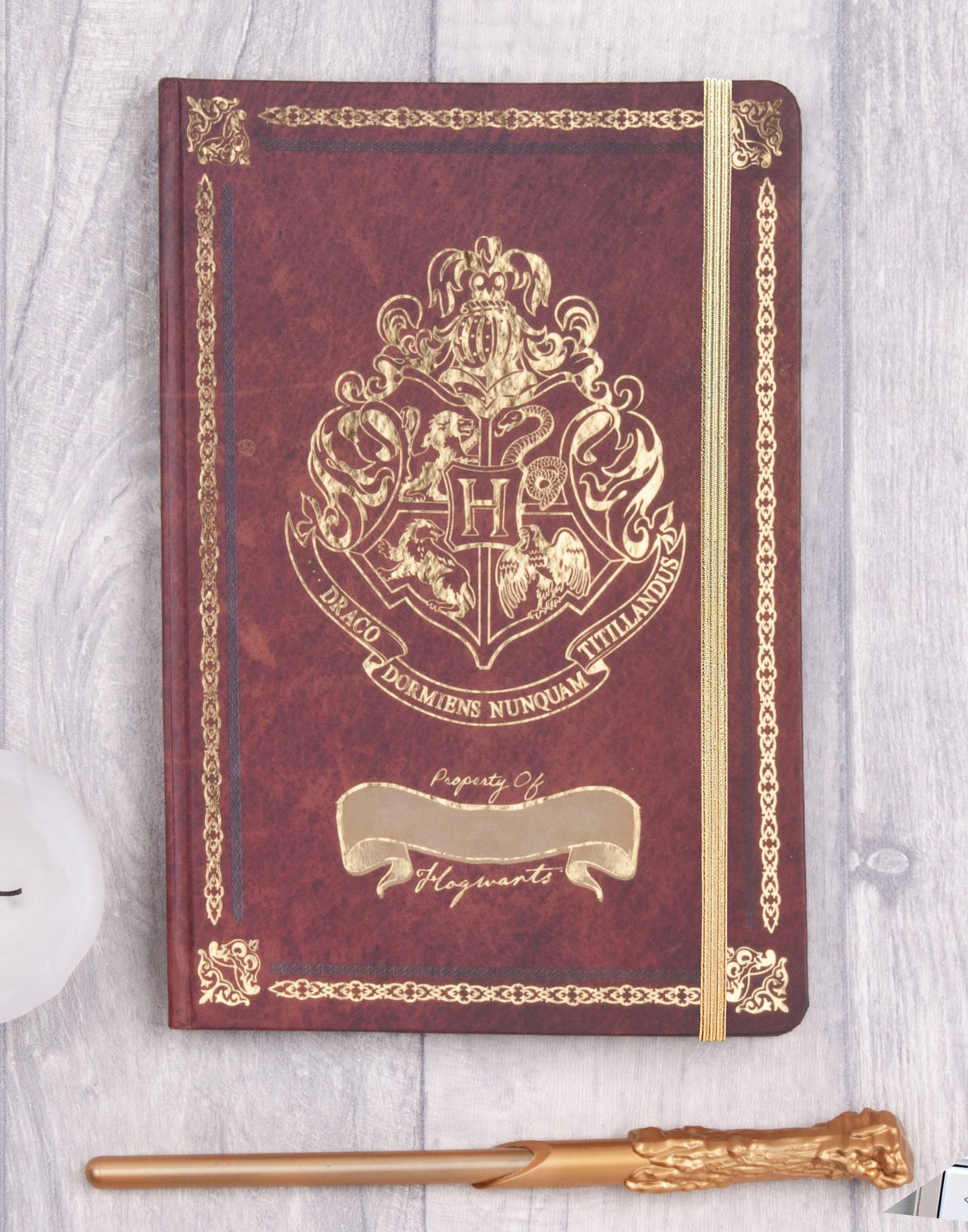 Harry Potter Composition Notebook and Pen | Womens Red | Official Merch