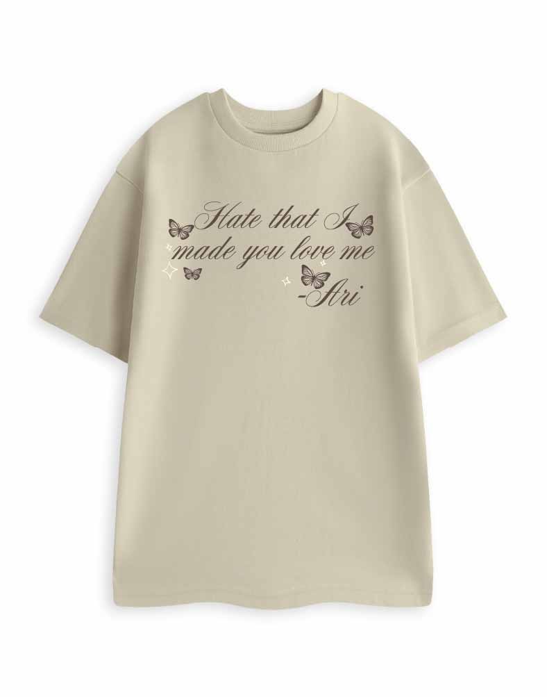 Show Me The Merch Short Sleeved T-Shirt | Womens Beige | Official Merch