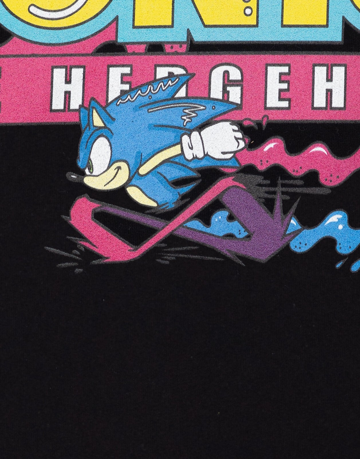 Sonic the Hedgehog Hoodie | Mens Black | Official Merch