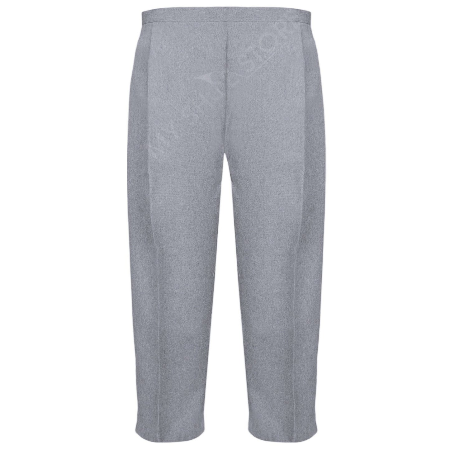 3/4 LENGTH WOMENS LADIES STRETCH ELASTICATED WAIST PLAIN PANTS CROPPED TROUSERS