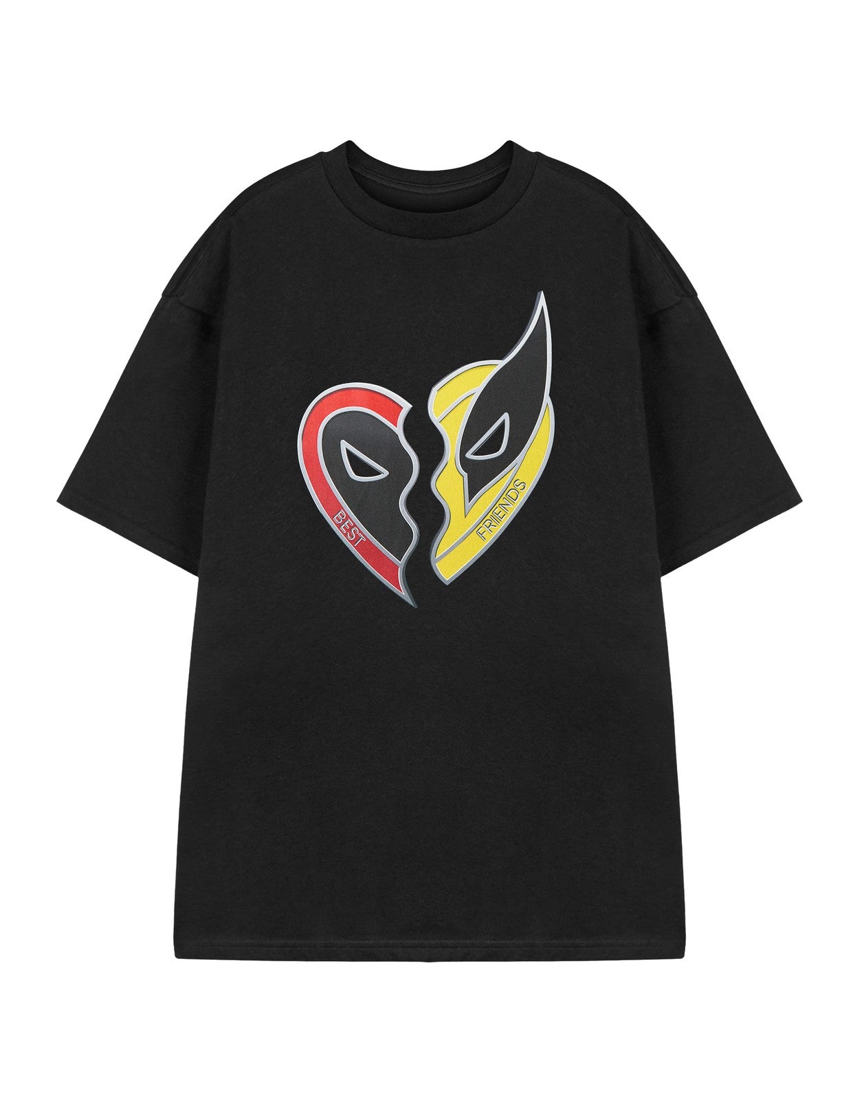 Marvel Short Sleeved T-Shirt | Mens Black | Official Merch