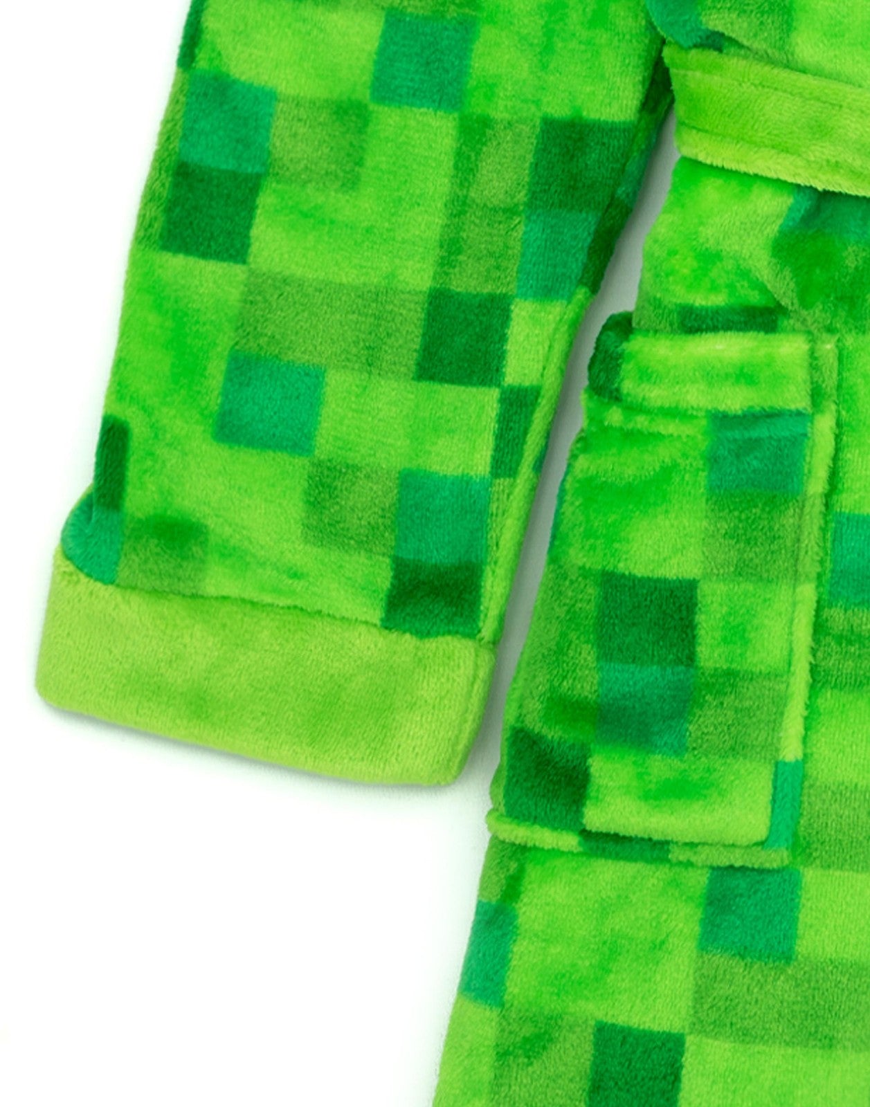 Minecraft Bathrobe | Unisex Kids Green Gaming | Official Merch