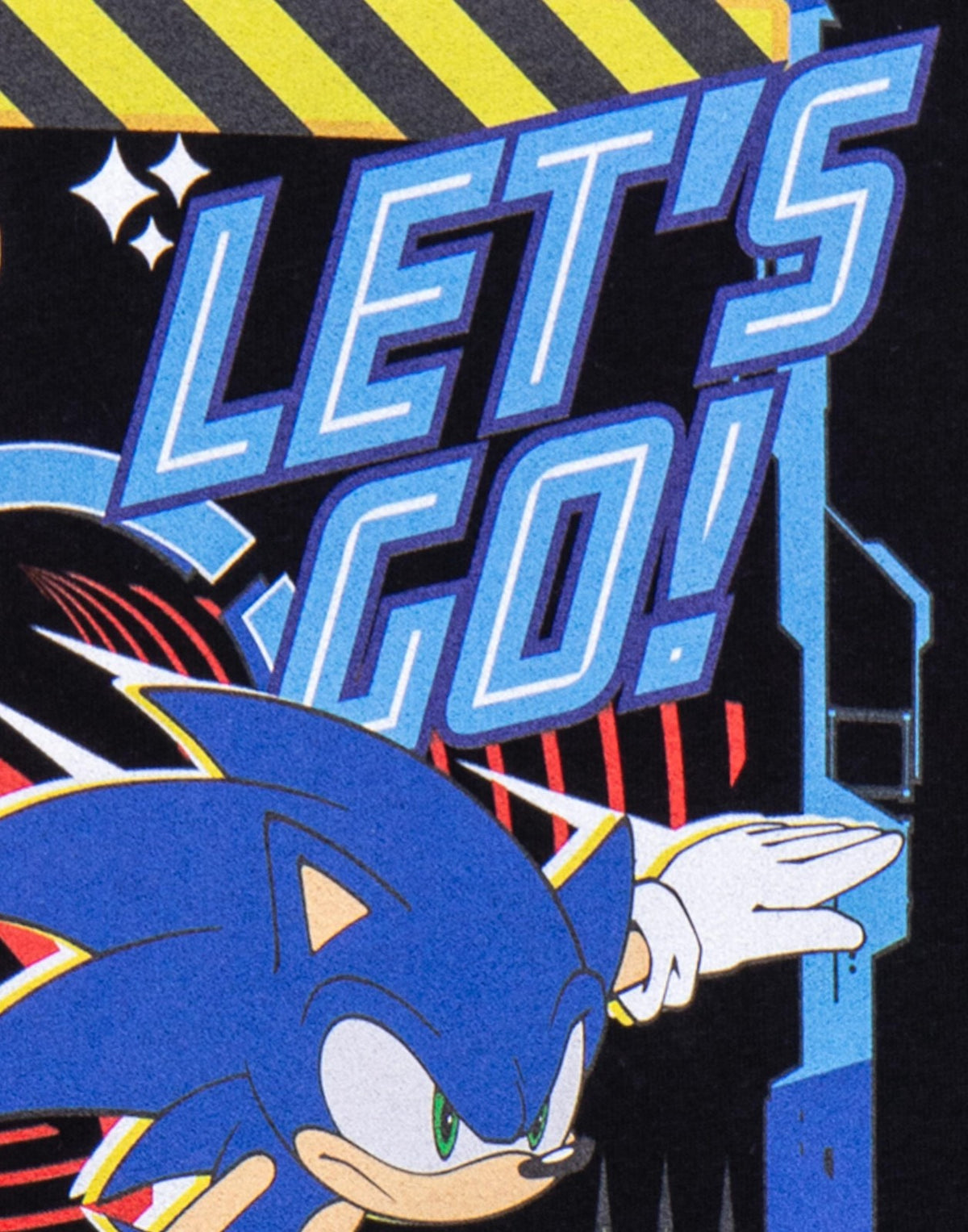 Sonic the Hedgehog Short Sleeved T-Shirt | Boys Black | Official Merch