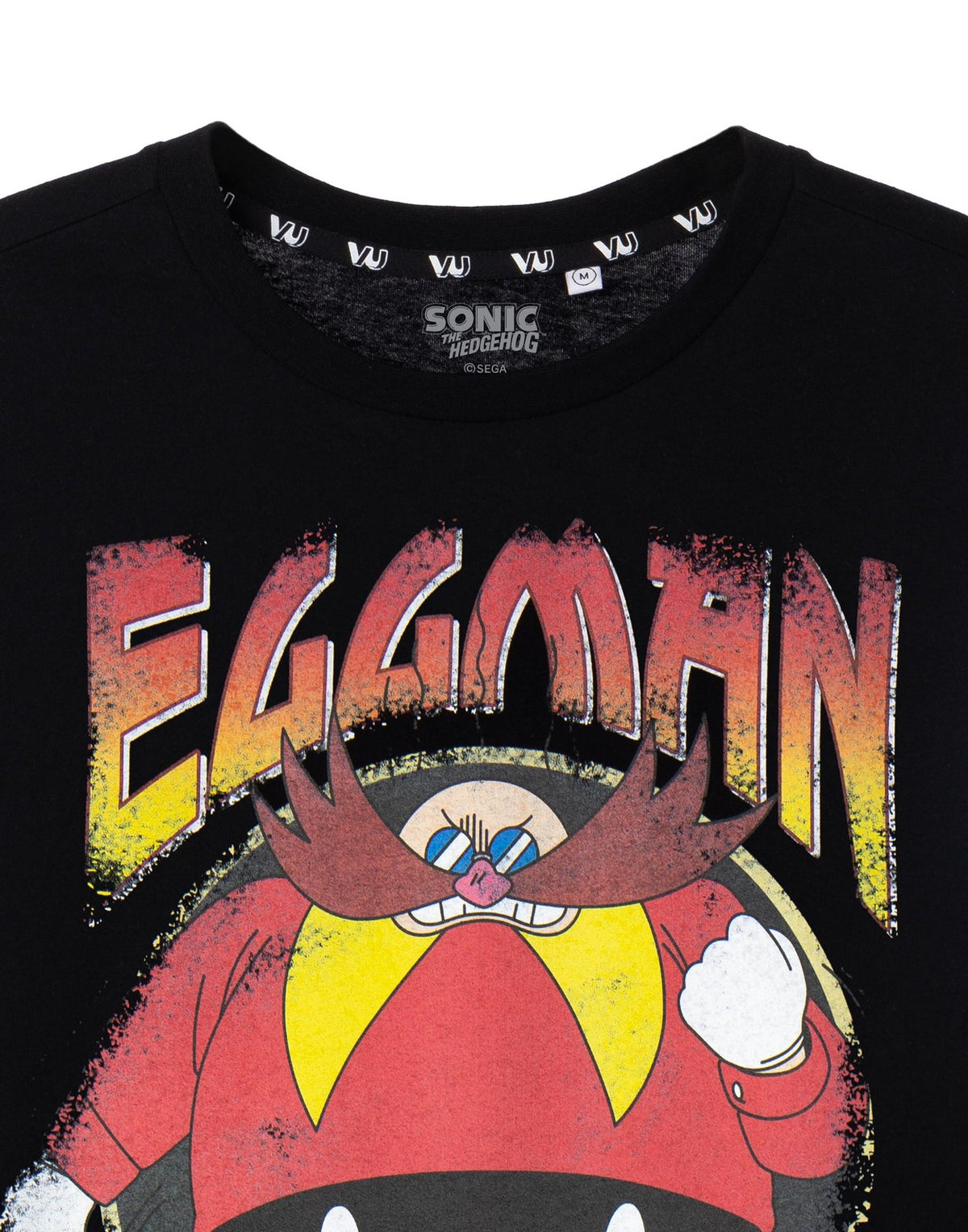 Sonic the Hedgehog Short Sleeved T-Shirt | Mens Black | Official Merch