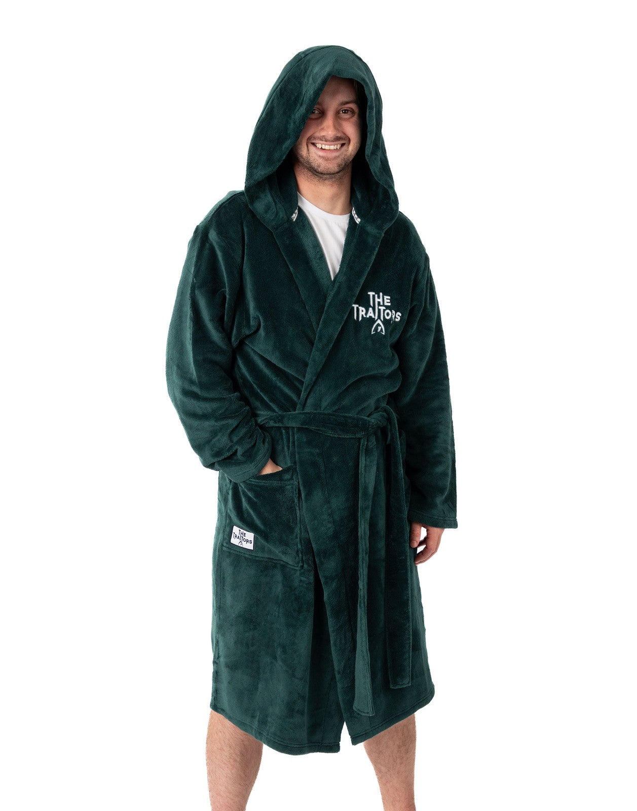 The Traitors Hooded Bathrobe | Unisex Green | Official Merch