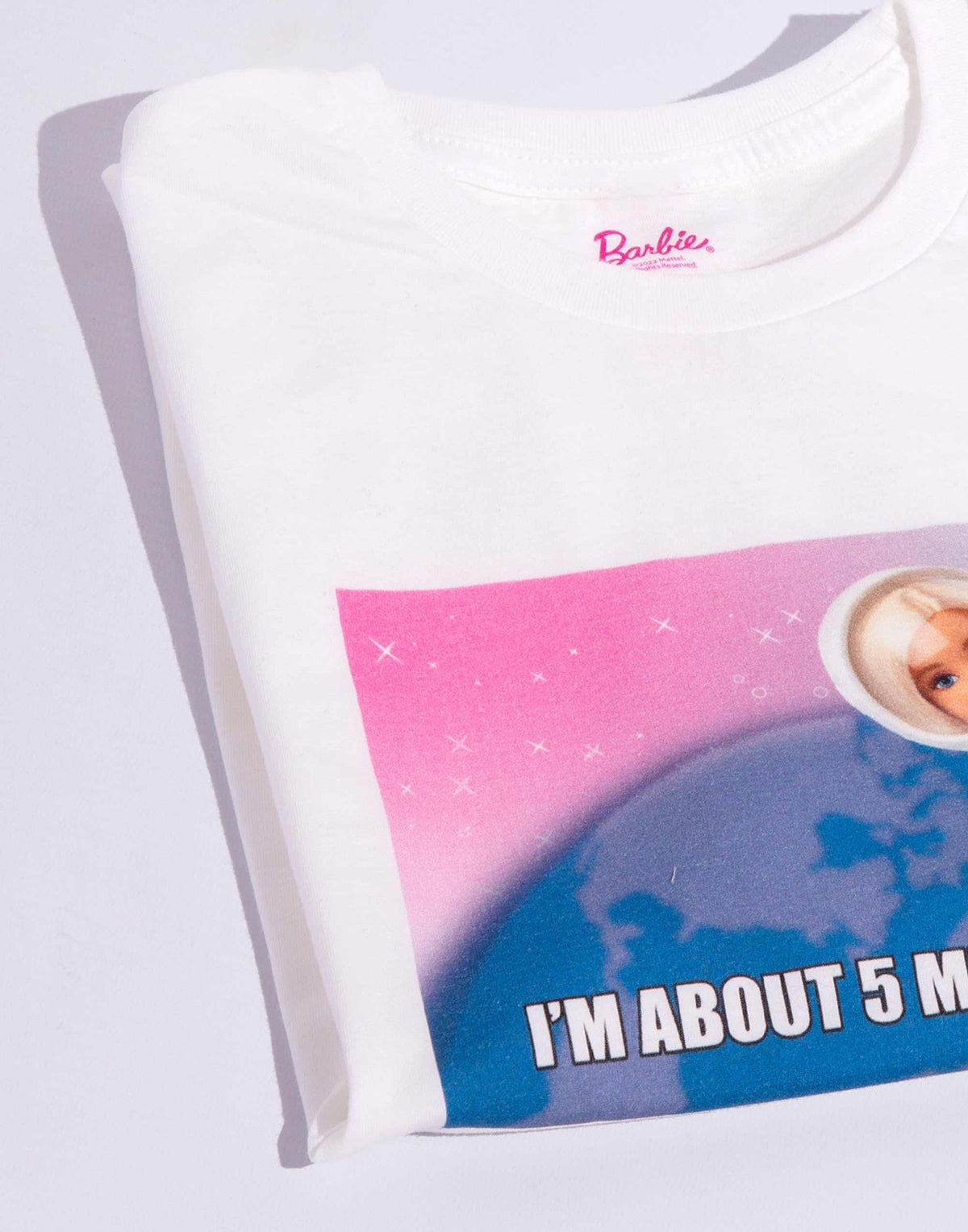 Barbie Short Sleeved T-Shirt | Womens White | Official Merch