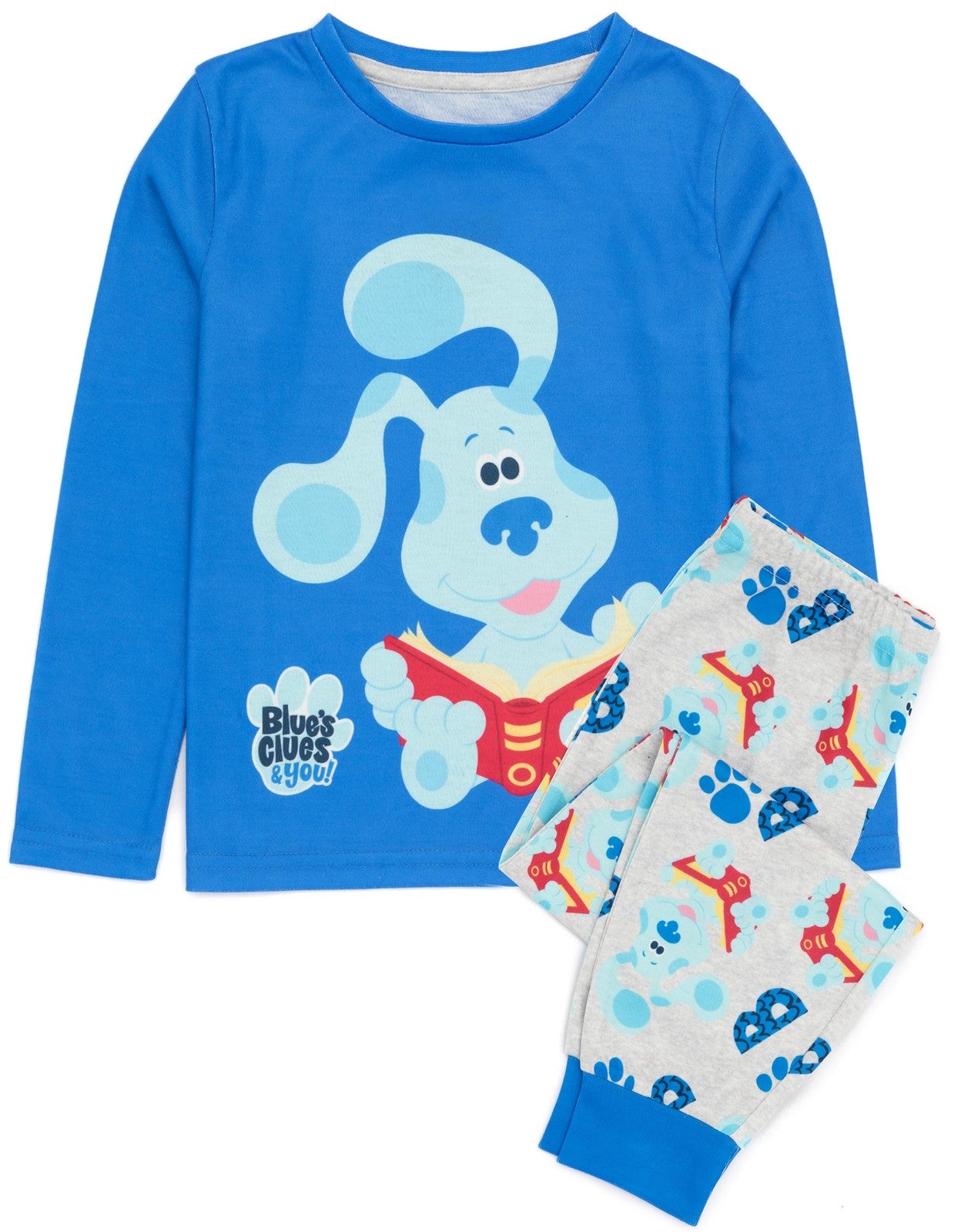 Blue's Clues & You! Long Sleeve Long Leg Pyjama Set | Boys Blue | Official Merch
