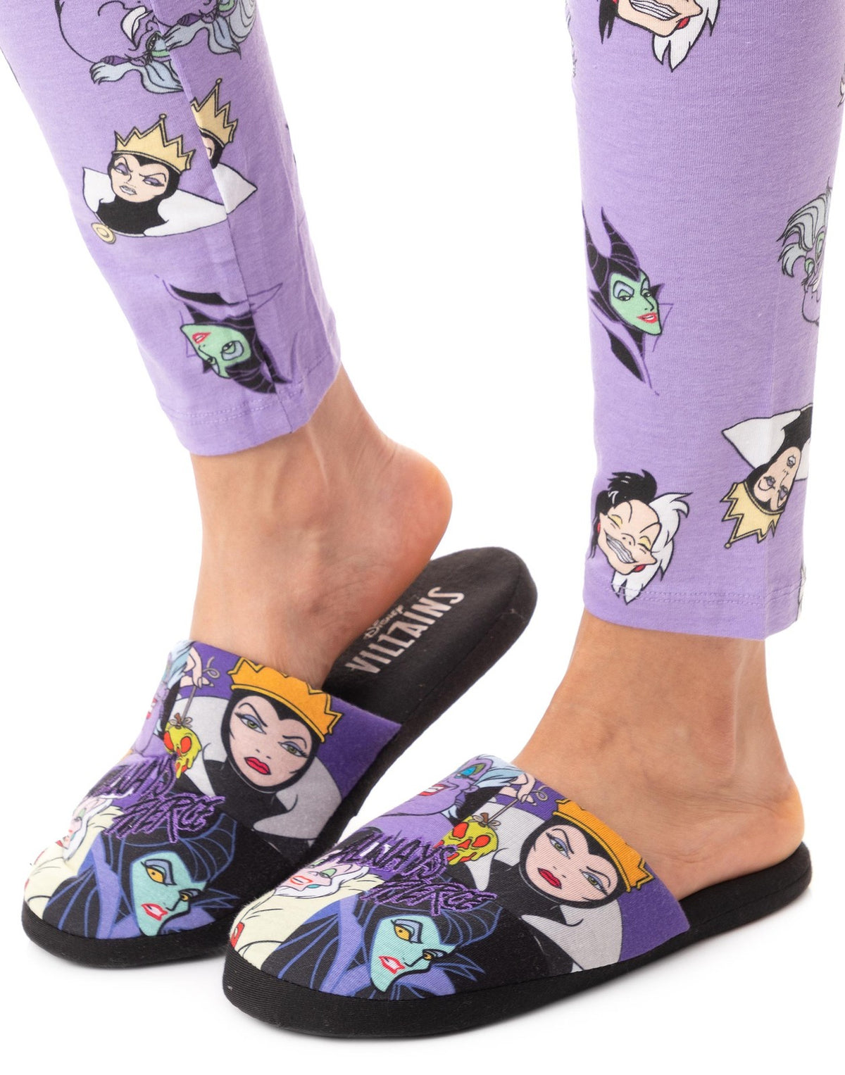 Disney Mule Slippers | Womens Black | Official Merch