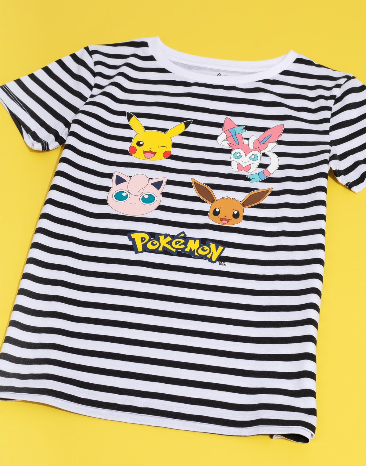 Pokemon Short Sleeved T-Shirt | Girls White | Official Merch