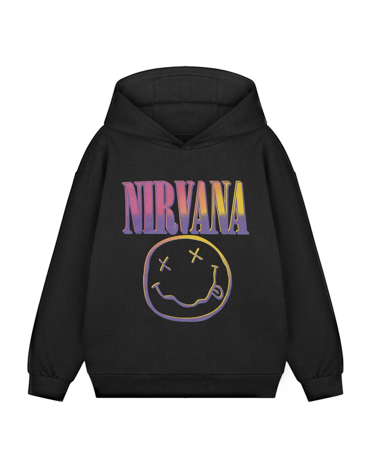 Nirvana Hoodie | Unisex Kids Black | Official Merch