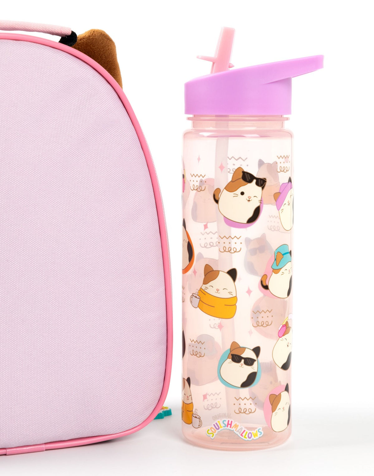 Squishmallows Lunch Bag, Lunch Box and Bottle Set | Girls Multicoloured | Offici